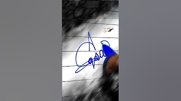 Aqsa Stylish Name Signature writing video #shorts #signature #learntosign #howtosign #ytshort #sign