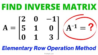 Learn to Find the Inverse of a 3x3 Matrix | Step-by-Step Tutorial