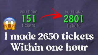 Ticket making trick for bombsquad | I made 2650 ticket within one hour | BOMB squad life screenshot 5