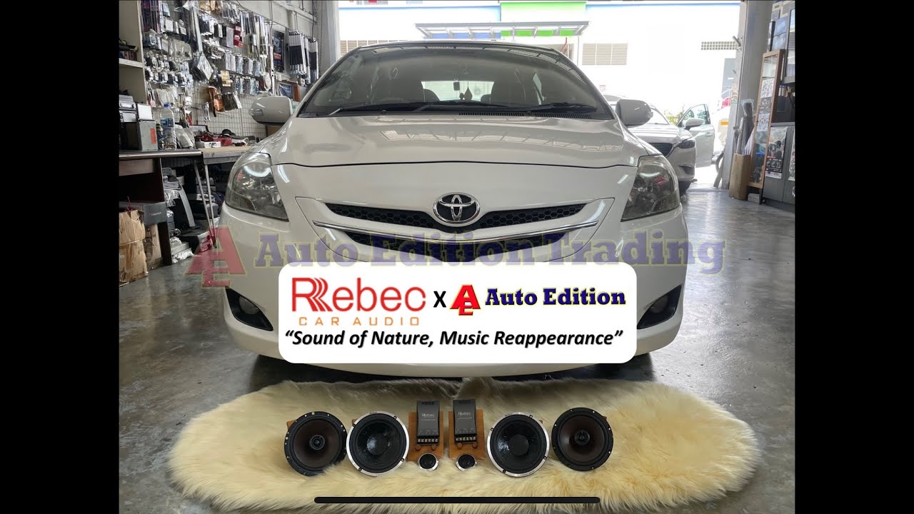 Toyota Vios Singapore X Rebec Car Audio speakers upgrade Sound of