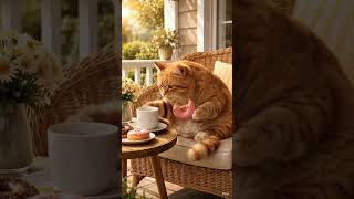 Tasty Donuts and lazy cat #funny #cat #trending #shortvideo #shorts #trendingshorts #viralshorts
