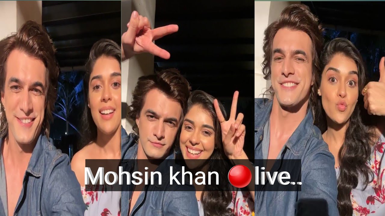 mohsin khan and eisha singh live❤| mohsin khan live new webserial💞|drama showbiz celebrity