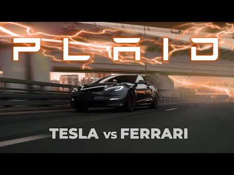 НОВАЯ Tesla Plaid на 1020 л.с. — самая быстрая электричка против Ferrari SF90