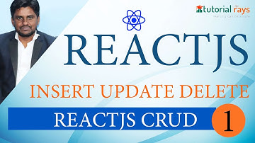 1. Reactjs CRUD | React Js Insert Update Delete | Reactjs Tutorial | React Js PHP MySql CRUD