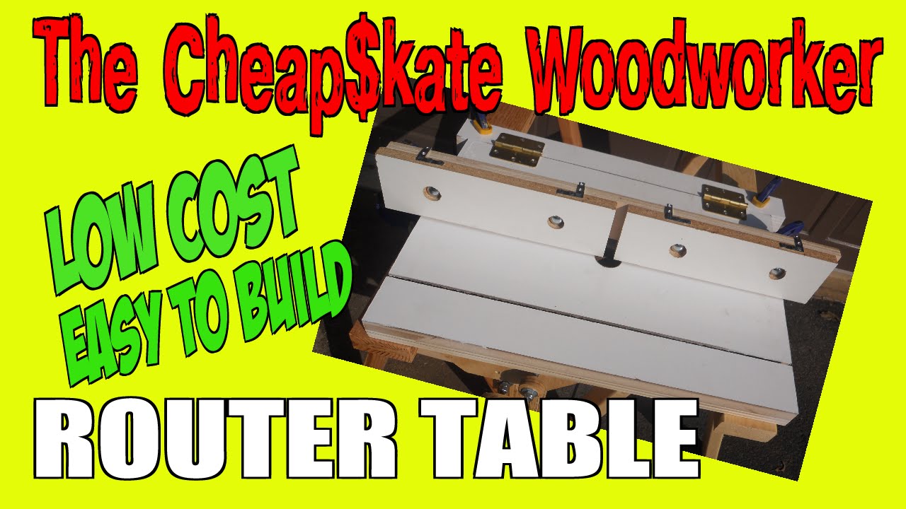 How to Build a DIY Home-Made Router Table - YouTube