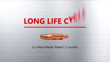 "TopTip (New brand name)" welding contact tip is LONG LIFE CYCLE (2 months)