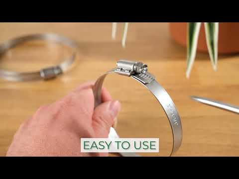Heavy Duty 316 Stainless Steel Hose Clamps