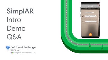 Solution Challenge Demo Day 2021 Project: SimplAR