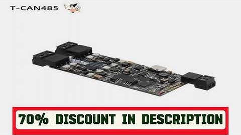 A must-have product! LILYGO® T-CAN485 ESP32 Industrial Control Module CAN RS-485 TF Card WIFI Blue