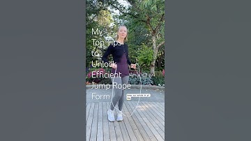#jumprope form tips to make it fun, efficient & make learning skills  easier! Shorten rope first!
