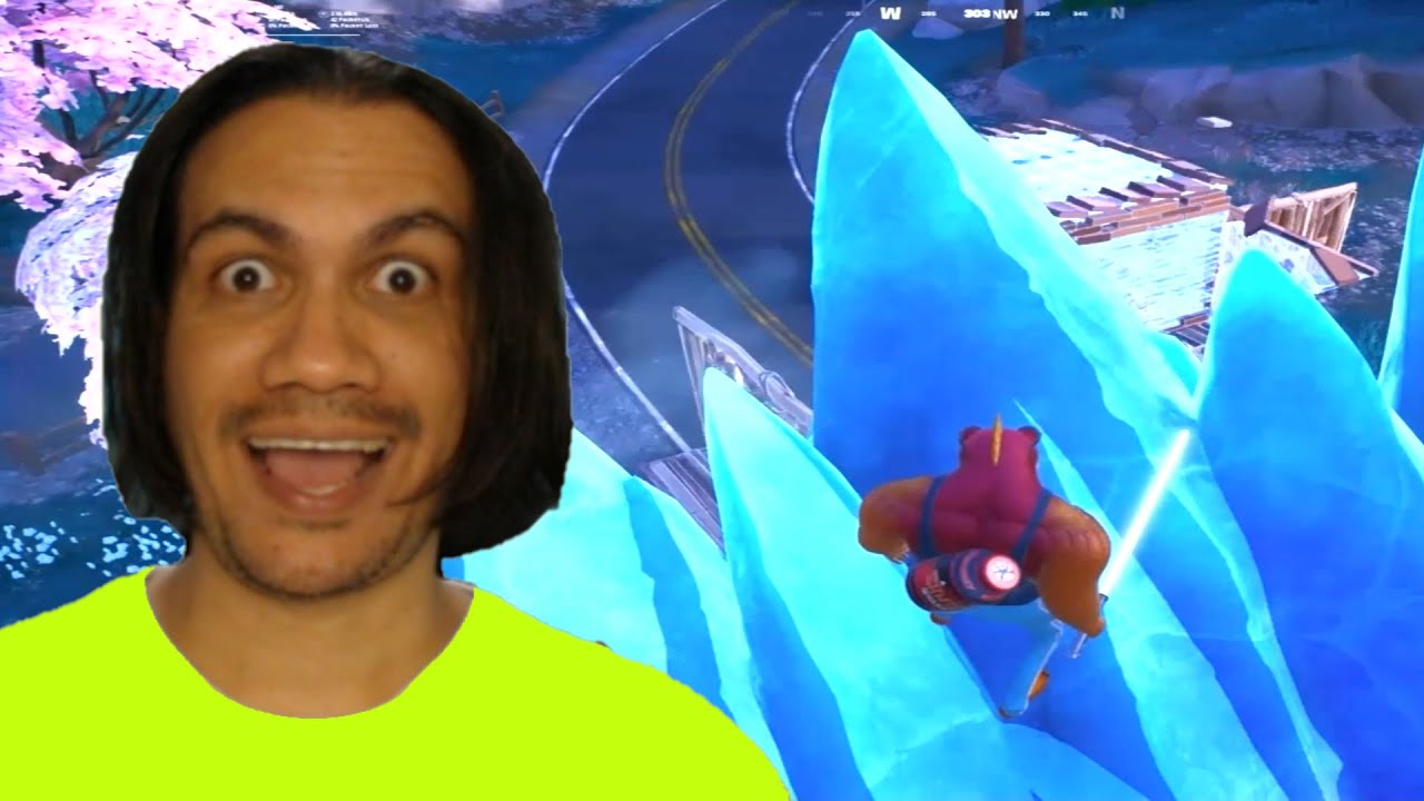 Crazy Lightsaber Elimination Using Todoroki's Ice Wall ❗ Tips & Tricks Fortnite Chapter 4 Season 4❗