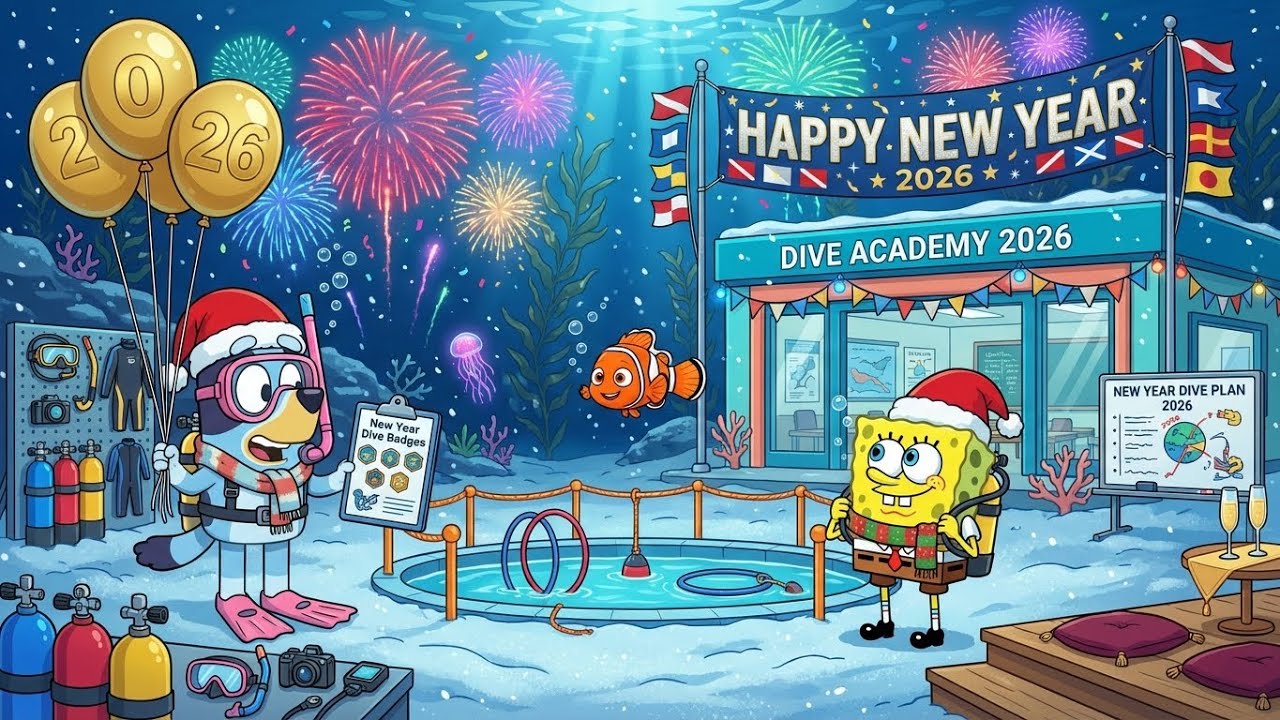 Deep Dive Focus 2026 🌊📘 Lofi Study Beats with Bluey for Intense Study, Deep Work & Zero Distractions