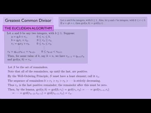 (Abstract Algebra 1) Greatest Common Divisor