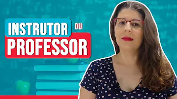 É instrutor ou instrutor?