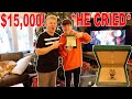 SURPRISING MY DAD WITH A $15,000 ROLEX FOR CHRISTMAS! *EMOTIONAL*