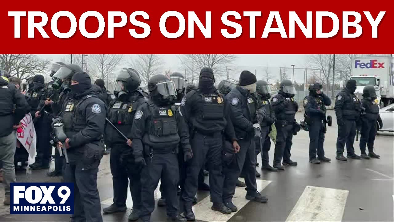 Troops placed on standby for Minnesota deployment