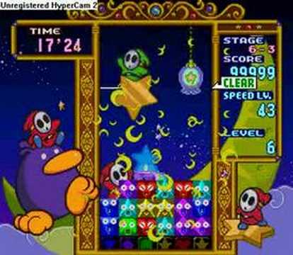 Tetris Attack Stage Clear Round 6