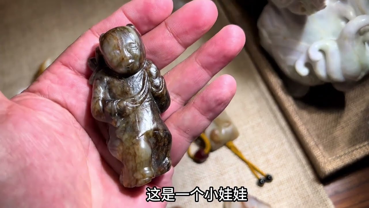 中国古美術【和田古玉 高古玉 リング】牛毛沁色 古玉 裝身具 天然石 細工 彫刻 真正古玉的味道件有沁色皮色黑红提油等等捡漏几件真正古玉放- YouTube