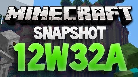 Minecraft Snapshot - Snapshot 12w32a - Zombie Infected, New Blocks and More!