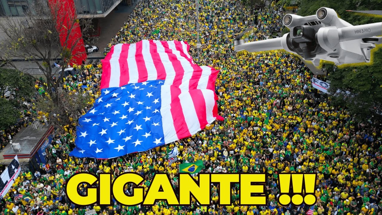 MULTIDÃO LOTA A PAULISTA NO 7 DE SETEMBRO - 2025