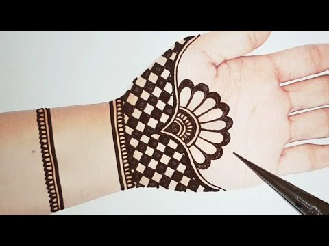 Simple and Beautiful Mehndi for Hands -2020 Easy Bharwa Mehandi Designs ...