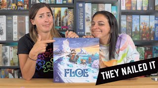 Floe ~ we're captivated & can't get enough of this game! 🥹 | Board Game Preview