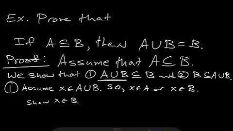 Element Chasing Proof Example 1