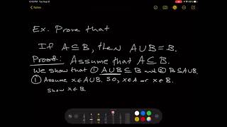Element Chasing Proof Example 1