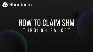 How to claim 100 SHM from Liberty faucet?