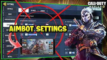 Aimbot Sensitivity/Gyroscope Settings For Cod Mobile📲 (MP & BR) #codm