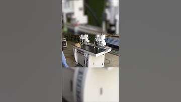 MZB73032 Two-Head Hinge Boring Machine For Drilling Holes #woodworking #drill #drilling #machinery