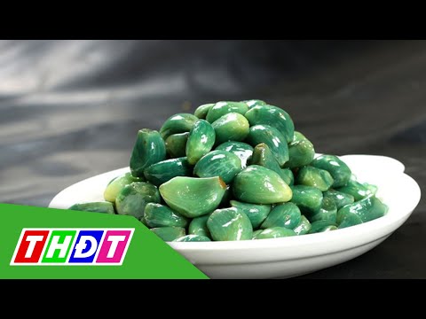 Video Tỏi xanh như ngọc bích bán nhiều trên chợ mạng | THDT - youtube