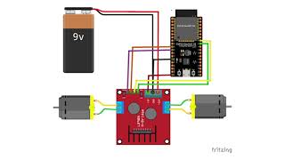 Esp32 - L298 - Ios Uygulama Ile Bluetooth Tabanlı Robot