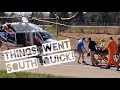 First Ride Goes Terribly Wrong! Last Mercy Flight Rescue 4.24.22 FJR1300