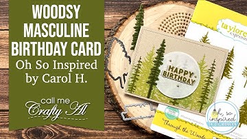 Masculine Birthday Card | Oh So Inspired Collaboration July 2023 #OSICJul2023