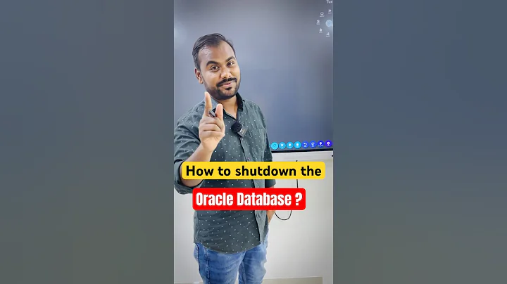 How to shutdown the Oracle Database | @EngineerAnkush Sir
