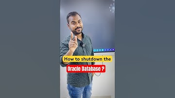 How to shutdown the Oracle Database | @EngineerAnkush Sir