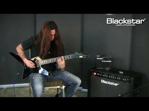 Gus G. demonstrates the new Blackstar HT-Blackfire