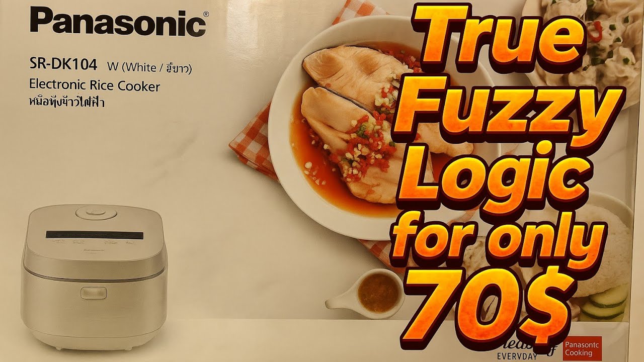 Panasonic SR-DK104 Rice Cooker — First Try! 😋