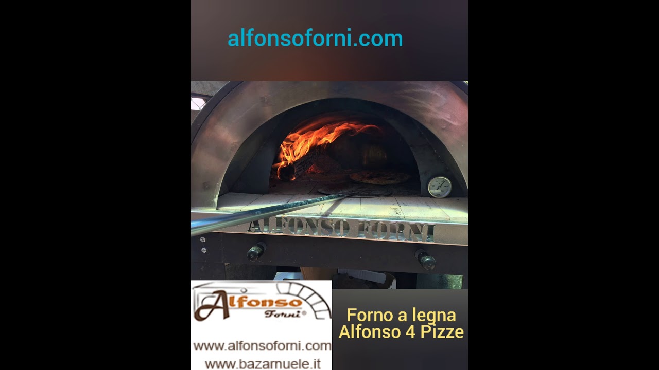 Pizza e calzoni nell'Alfonso 4 Pizze - Forno a legna Alfonso - YouTube