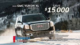 Huge truck and SUV Sales Event at Springfield Buick GMC Cadillac in North Springfield, Vermont!