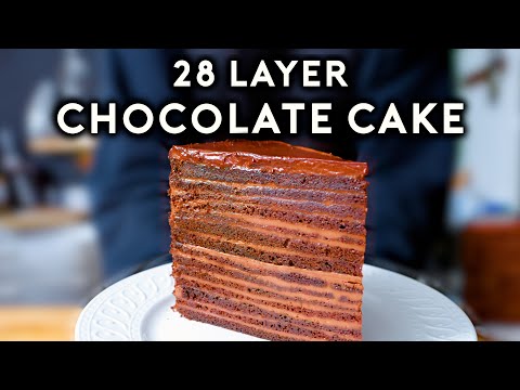 28 Layer Chocolate Cake  Anything With Alvin