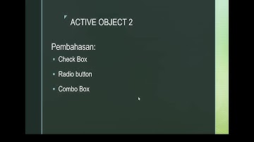 Indusoft Web Studio - Tutorial Active Object 2