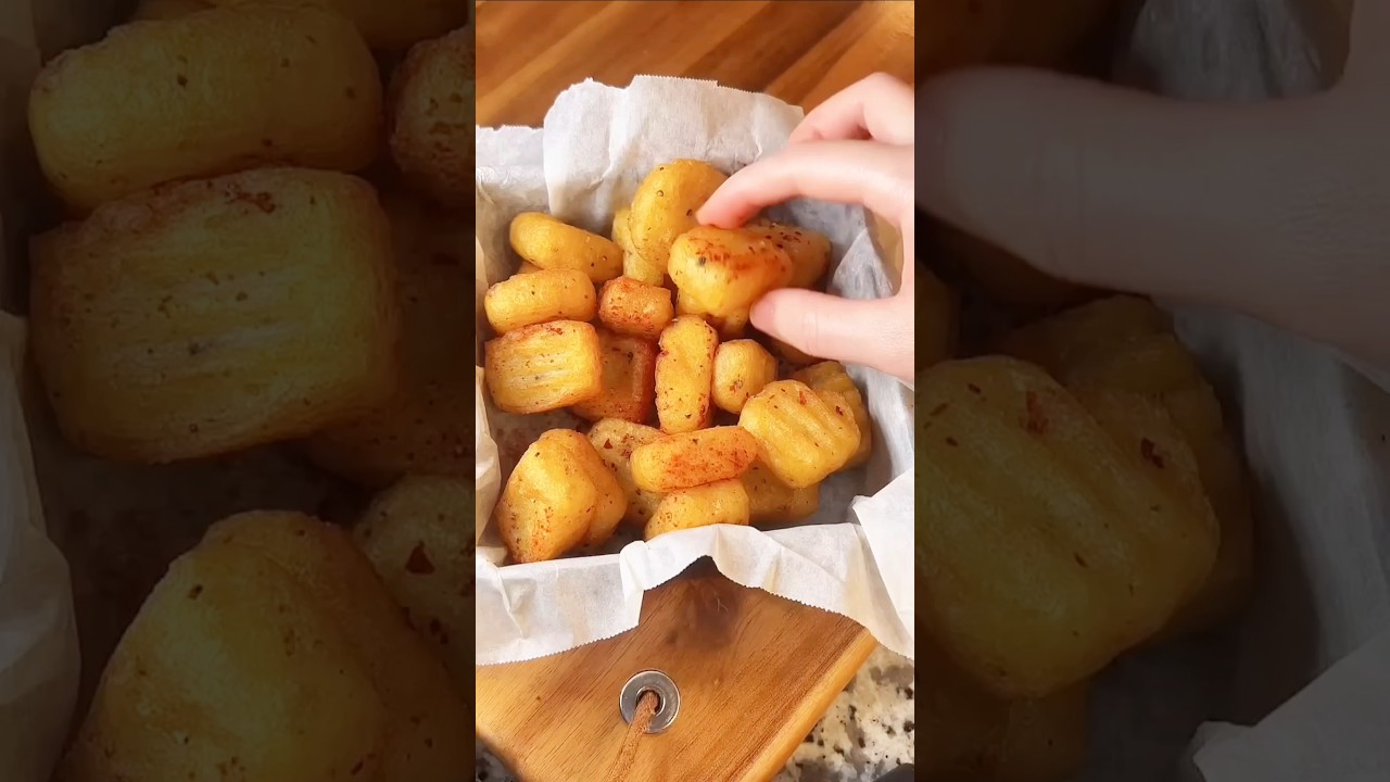 Crunchiest Potato Puffs On Earth🍟@msshiandmrhe🌟