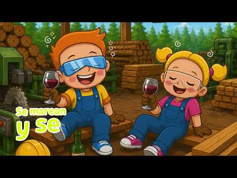 Aserrín Aserrán - Canciones Infantiles en Español - Música para Niños y Bebés