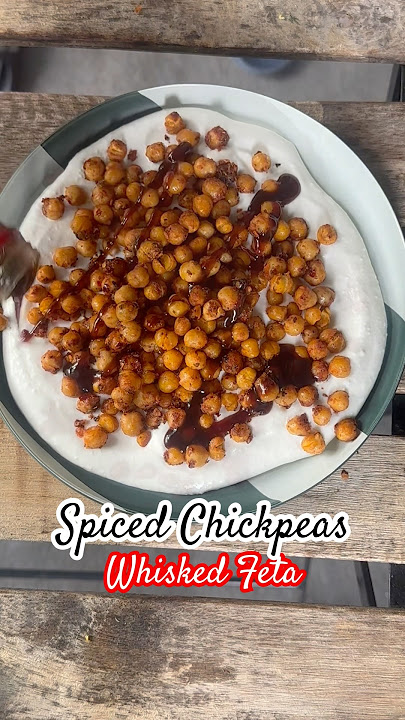 Whisked Feta with Spiced Chickpeas