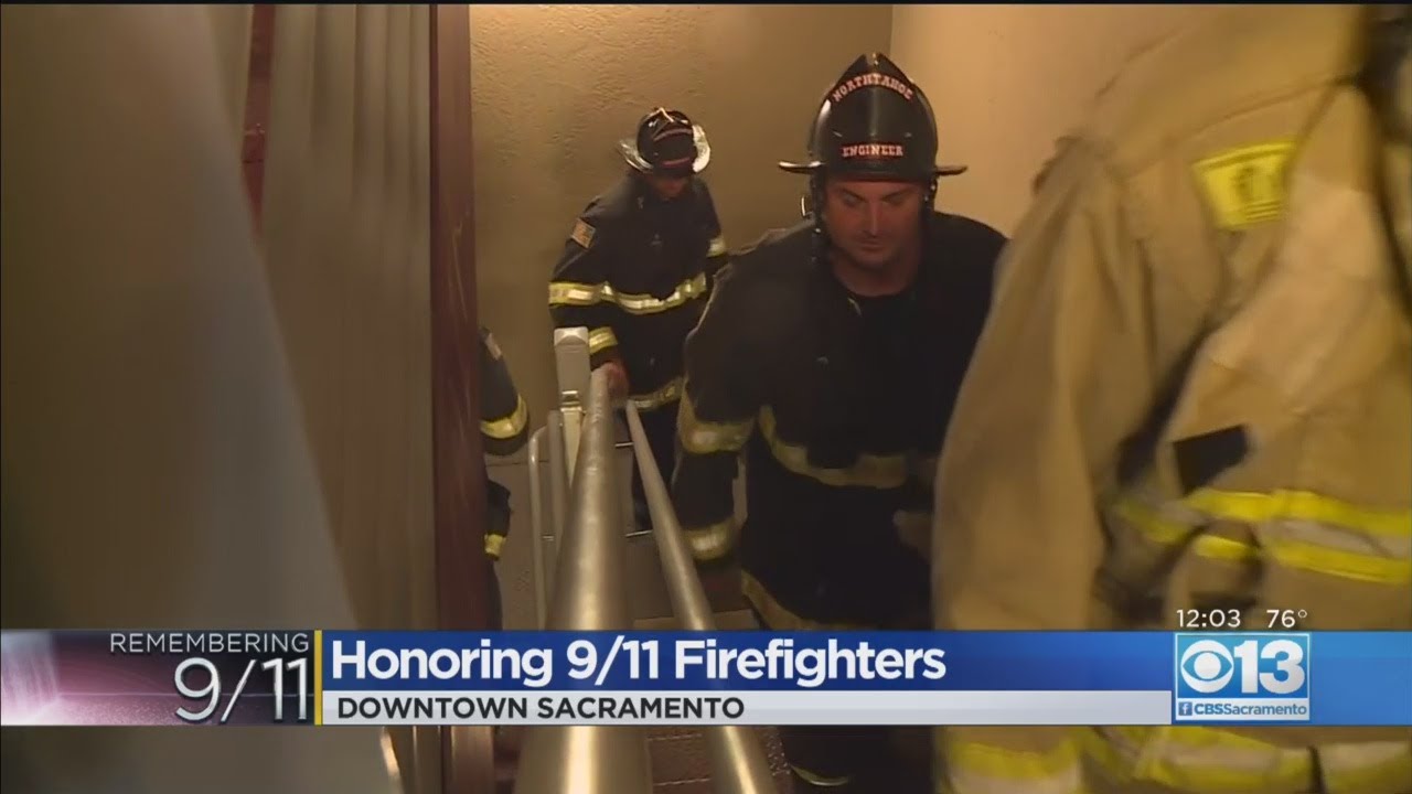 NY firefighters organize 3000 flag, twin tower display to honor 9/11 ...