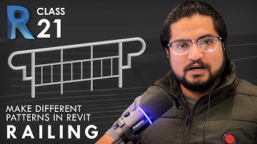 Rails & Balusters in Revit | Creating Any Pattern in Railings | Class 21 | Urdu, Hindi