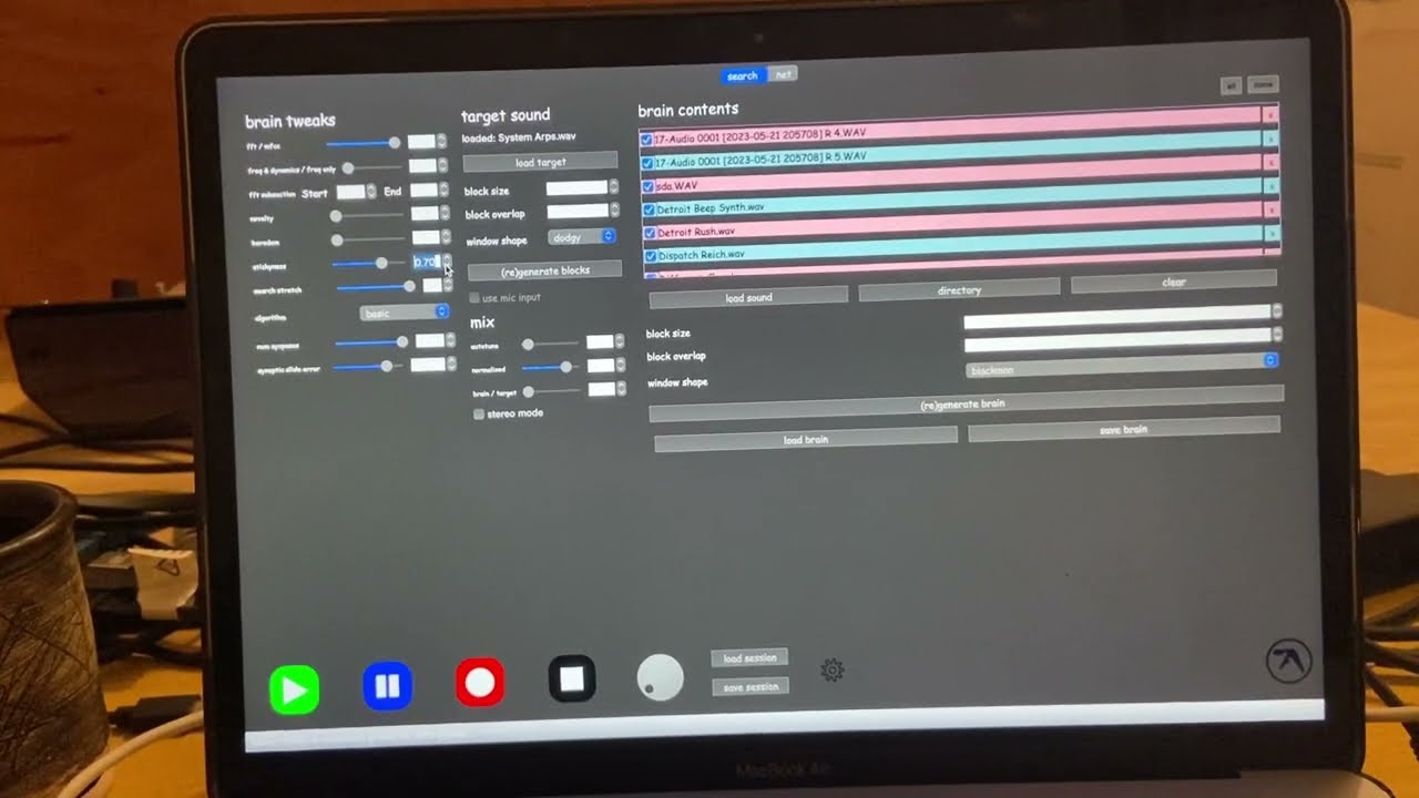 (Pt. 2) Sample Searching w/ Aphex Twin's App 'Sample Brain'.