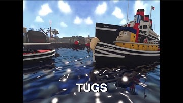 TUGS 20 minute cut intro Trainz remake (VHS HQ style) - LS